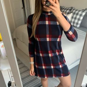 Fantastic Fawn plaid dress
